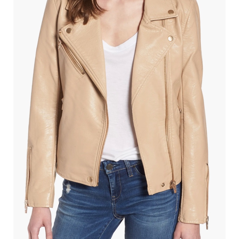 BlankNYC for Le Tote Faux Leather Moro Jacket